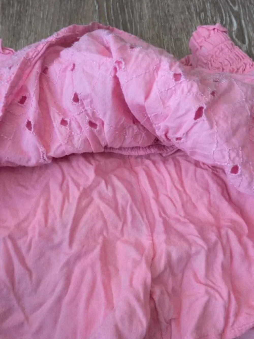 Abercrombie Kids Pink Eyelet Skort size 7/8